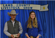 Two people at the Livestock Show